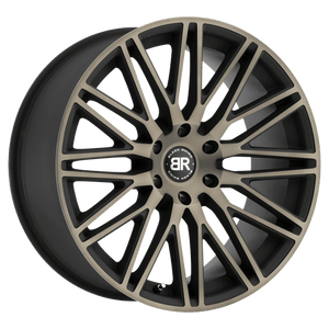 Black Rhino ZULU Matte Black W/ Machined Face & Dark Matte Tint 24x10 +20 6x139.7mm 112.1mm - WheelWiz