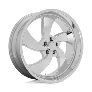 US MAG U132 DESPERADO Chrome 22x10.5 +1 5x120.65mm 72.6mm - Wheelwiz
