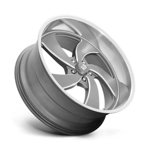 US MAG U133 DESPERADO Anthracite Milled Diam-cut Lip 24x10 +5 5x127mm 78.1mm - Wheelwiz