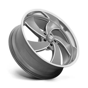 US MAG U133 DESPERADO Anthracite Milled Diam-cut Lip 24x9 +1 5x127mm 78.1mm - Wheelwiz
