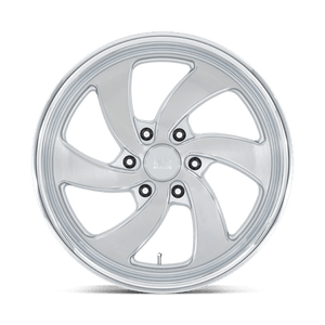 US MAG U134 DESPERADO Silver Brush Face Mill Dc-lip 20x8 +1 6x139.7mm 90.7mm - Wheelwiz