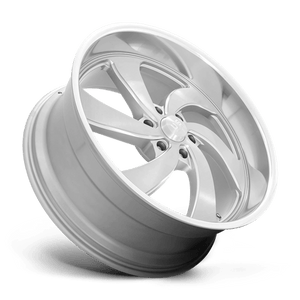 US MAG U134 DESPERADO Silver Brush Face Mill Dc-lip 24x9 +25 6x139.7mm 78.1mm - Wheelwiz