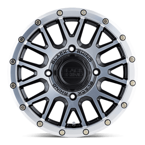 Black Rhino LA PAZ UTV Semi Gloss Black W/ Mach Face 15x7 +36 4x137mm 106.1mm - Wheelwiz