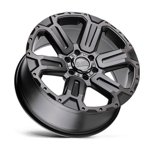 Black Rhino WANAKA M-gunmetal W/ Brushed Face 20x9 +12 6x139.7mm 112.1mm - Wheelwiz