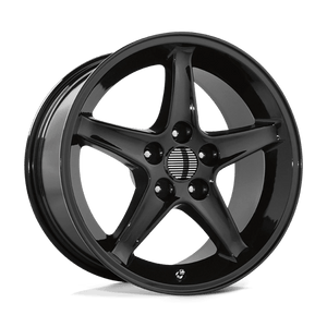 OE Creations PR102 Gloss Black 17x9 +24 5x114.3mm 70.7mm - WheelWiz