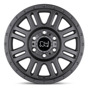 Black Rhino YELLOWSTONE Matte Gunmetal 18x8 +48 6x130mm 84.1mm - Wheelwiz