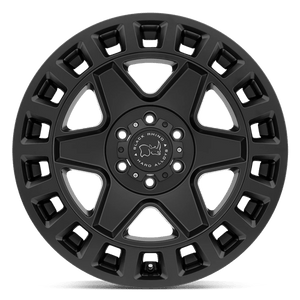 Black Rhino YORK Matte Black 17x8 +52 6x130mm 84.1mm - Wheelwiz