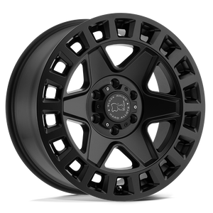 Black Rhino YORK Matte Black 18x9 +12 6x139.7mm 112.1mm - WheelWiz