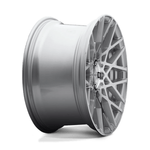 Rotiform R110 BLQ Gloss Silver Machined 18x9.5 +35 5x112mm 66.6mm - WheelWiz