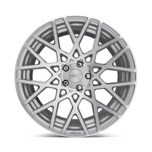 Rotiform R110 BLQ Gloss Silver Machined 18x9.5 +35 5x112mm 66.6mm - WheelWiz