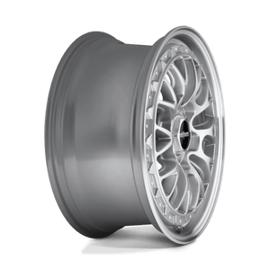 Rotiform R155 LSR Gloss Silver Machined 18x8.5 +45 5x114.3mm 72.6mm - WheelWiz