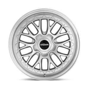 Rotiform R155 LSR Gloss Silver Machined 18x8.5 +45 5x114.3mm 72.6mm - WheelWiz