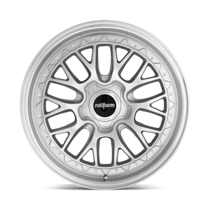 Rotiform R155 LSR Gloss Silver Machined 18x9.5 +25 5x114.3mm 72.6mm - WheelWiz