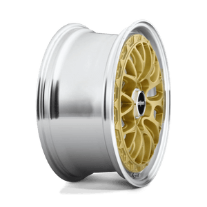 Rotiform R156 LSR Matte Gold Machined 18x8.5 +35 5x112mm 66.6mm - WheelWiz