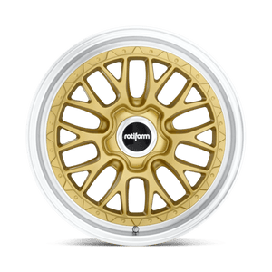 Rotiform R156 LSR Matte Gold Machined 18x8.5 +35 5x112mm 66.6mm - WheelWiz