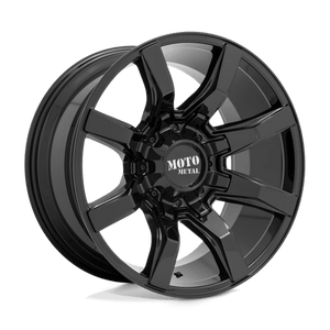 Moto Metal MO804 SPIDER Gloss Black 20x10 +12 Custom 78.1mm - WheelWiz