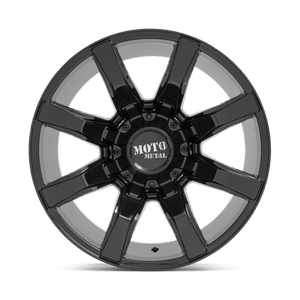 Moto Metal MO804 SPIDER Gloss Black 20x10 +12 Custom 78.1mm - WheelWiz