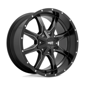 Moto Metal MO970 Semi Gloss Black Milled 18x9 +18 Custom 72.6mm - WheelWiz