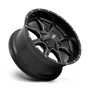 Moto Metal MO970 Semi Gloss Black Milled 17x8 00 5x139.7|5x150mm 110.1mm - WheelWiz