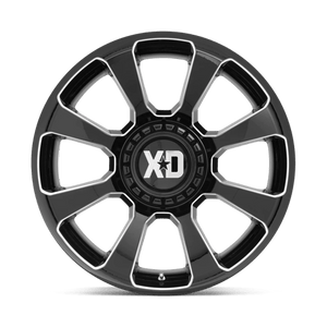 XD Series XD854 REACTOR Gloss Black Milled 20x9 00 Custom 78.1mm - WheelWiz
