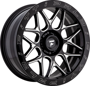Fittipaldi FTF02 Black Milled 20x9 +6 6x135mm 87.1mm - WheelWiz