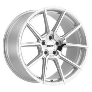 TSW CHRONO SILVER W/ MIRROR CUT FACE 19x8.5 +42 5x112mm 66.6mm - WheelWiz