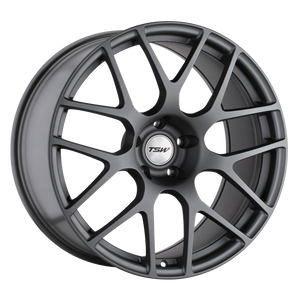 TSW NURBURGRING MATTE GUNMETAL 18x8 +35 5x120mm 76.1mm - WheelWiz