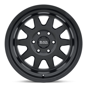 Black Rhino STADIUM Matte Black 17x8 +45 5x130mm 78.1mm - WheelWiz