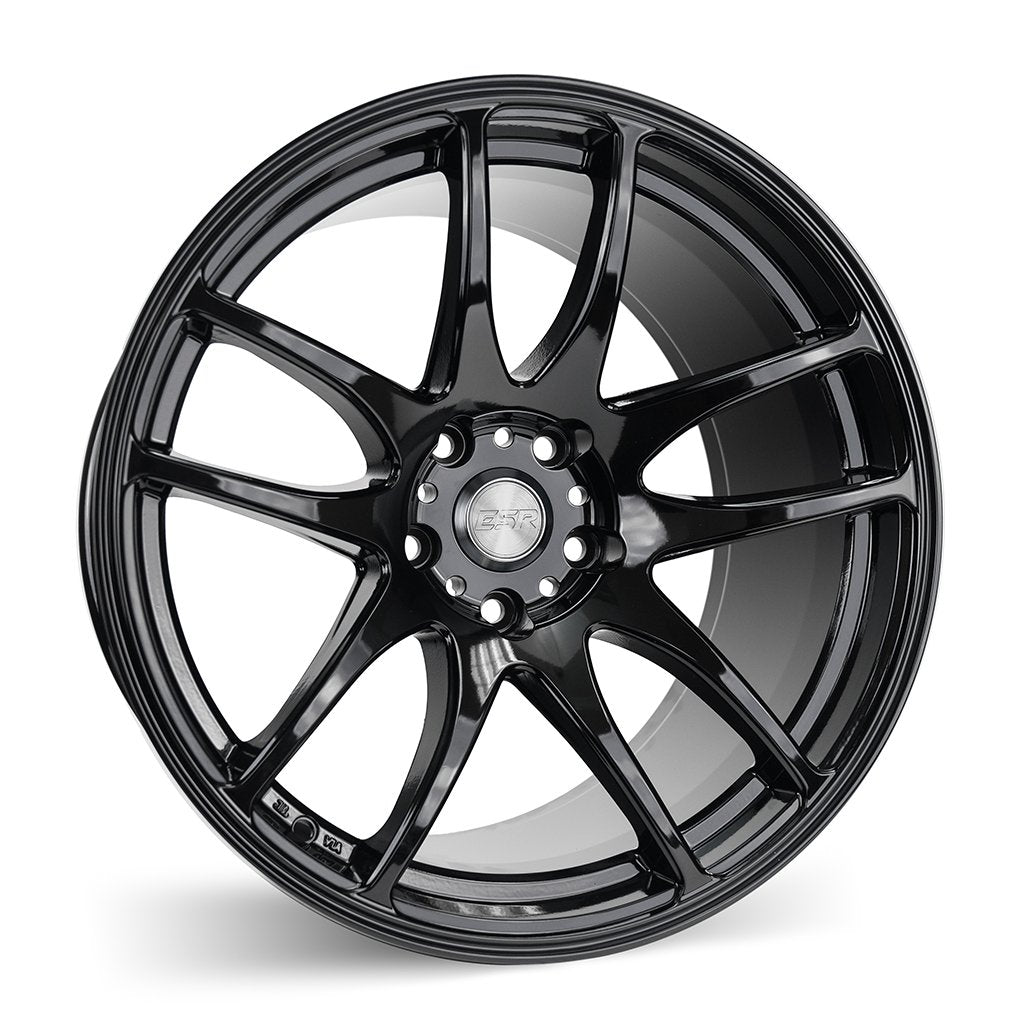 ESR Wheels SR08 Gloss Black 19x9.5 +22 5x114.3mm 73.1mm - WheelWiz