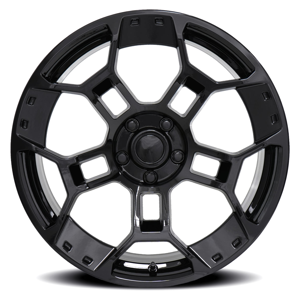 Factory Reproductions FR 701F Gloss Black 19x11 +50 5x114.3mm 70.5mm