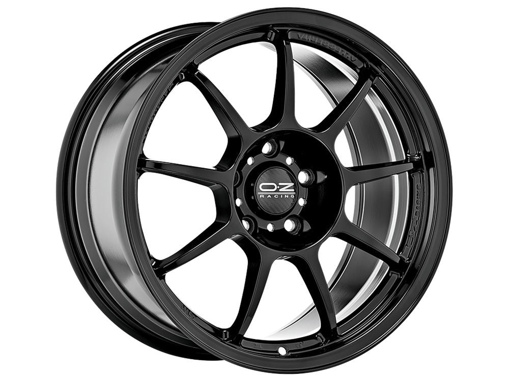 QTi専用 17インチホイール 1本目 oz alleggerita hlt OZ Racing ALLEGGERITA HLT 5F GLOSS BLACK 17x7 +40 5x114.3mm 75mm