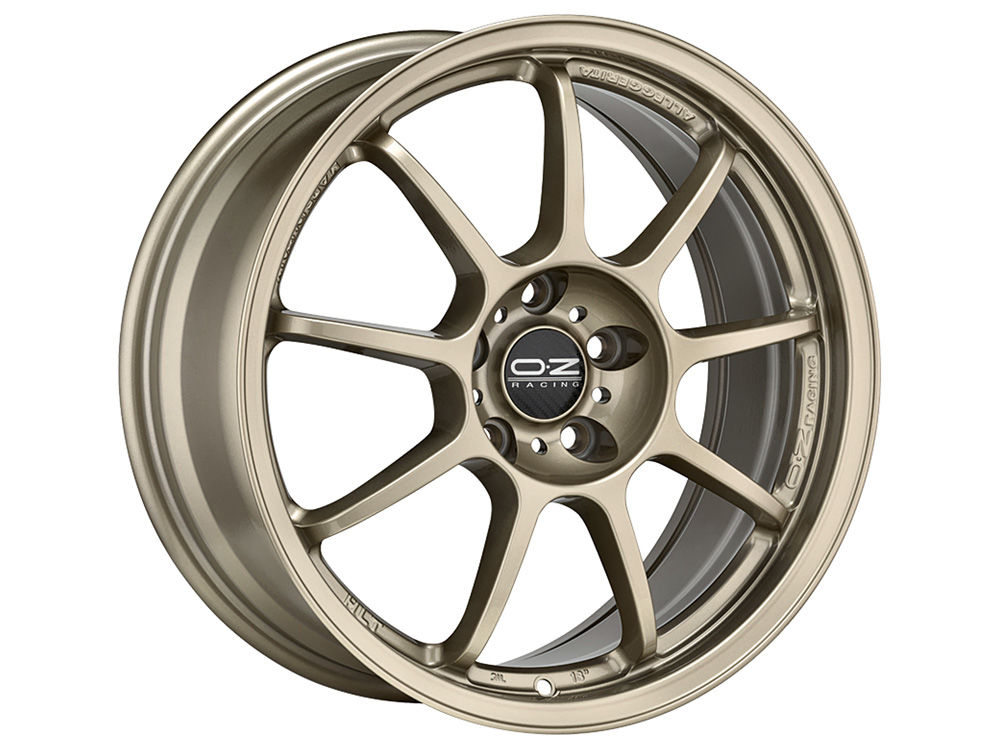 OZ Racing ALLEGGERITA HLT 5F WHITE GOLD 17x8 +48 5x100mm 68mm - Wheelwiz