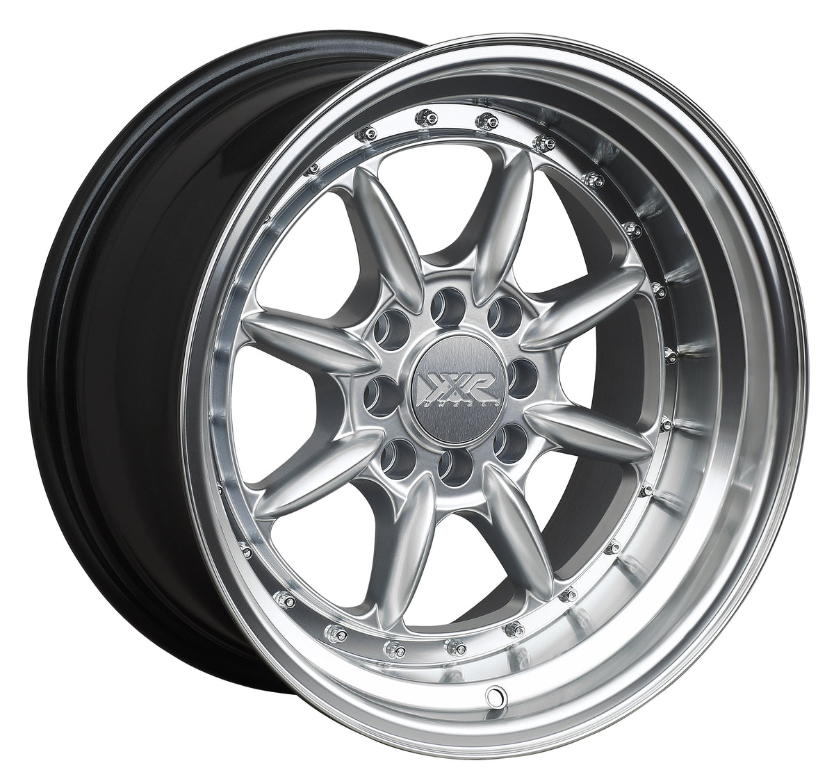 XXR Wheels 002.5 Hyper Silver / ML 15x8 +20 4x100|4x114.3 73.1mm - Wheelwiz
