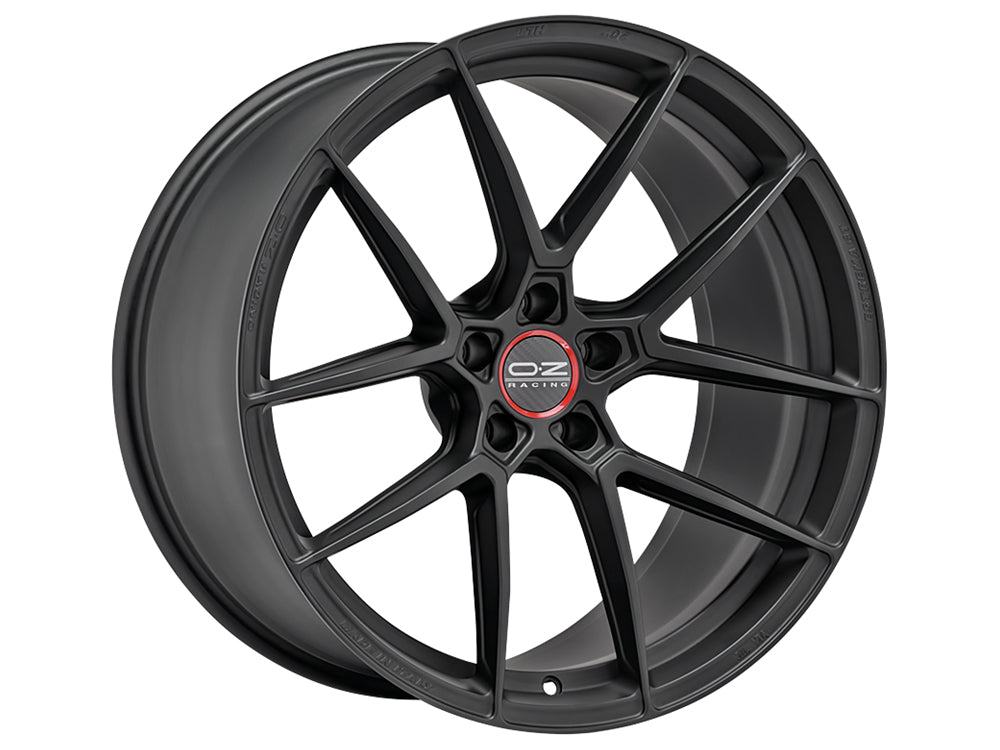 OZ Racing ESTREMA GT HLT SATIN BLACK 19x9.5 +15 5x112mm 75mm - Wheelwiz