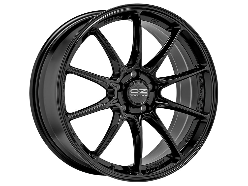 OZ Racing HYPER GT HLT GLOSS BLACK 18x8 +45 5x112mm 75mm