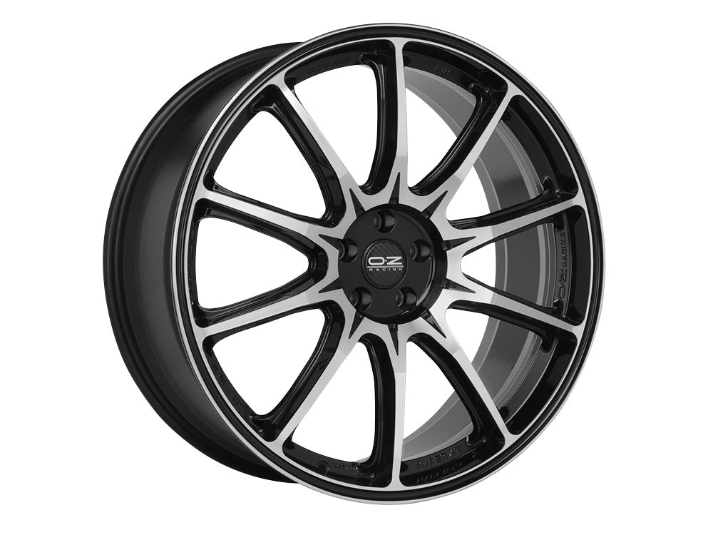 OZ Racing HYPER XT HLT GLOSS BLACK DIAMOND CUT 22x10 +48 5x130mm 0mm - Wheelwiz