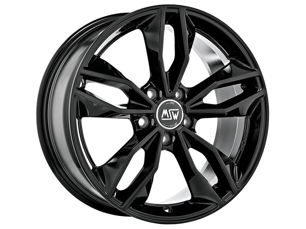 MSW 71 Gloss Black 19x8.5 CUSTOM 5x108mm - WheelWiz