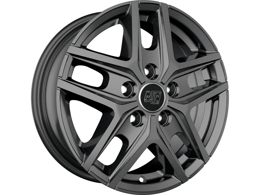 MSW 40 VAN GLOSS DARK GREY 16x6.5 +50 5x112mm 0mm - Wheelwiz