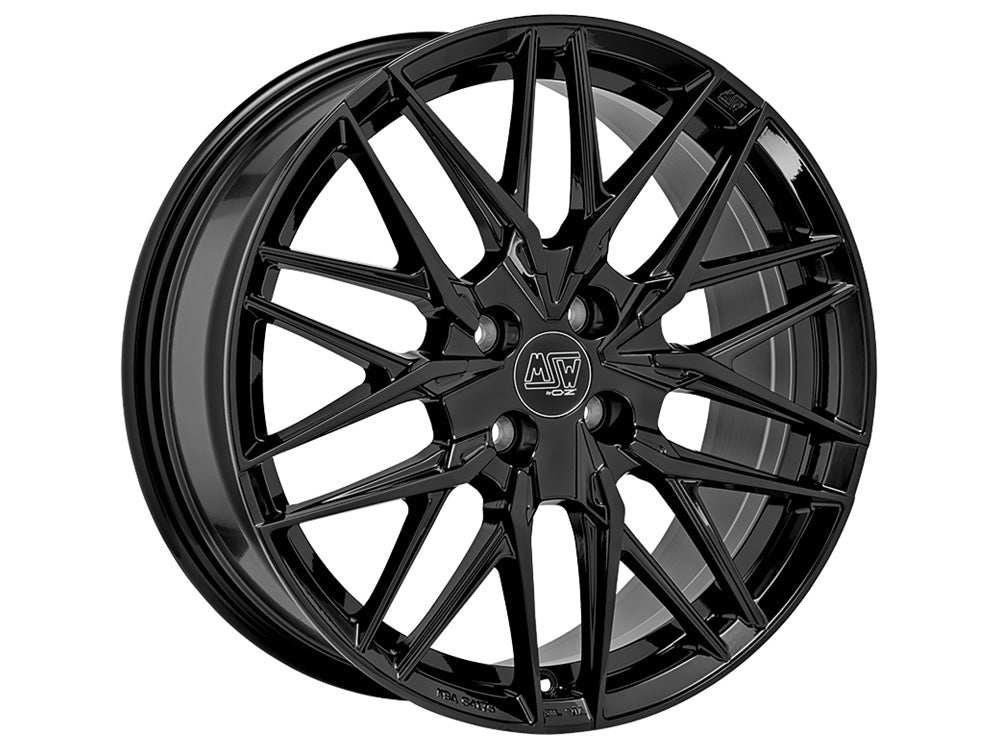 MSW 50-4 GLOSS BLACK 18x7.5 +42 4x100mm 0mm