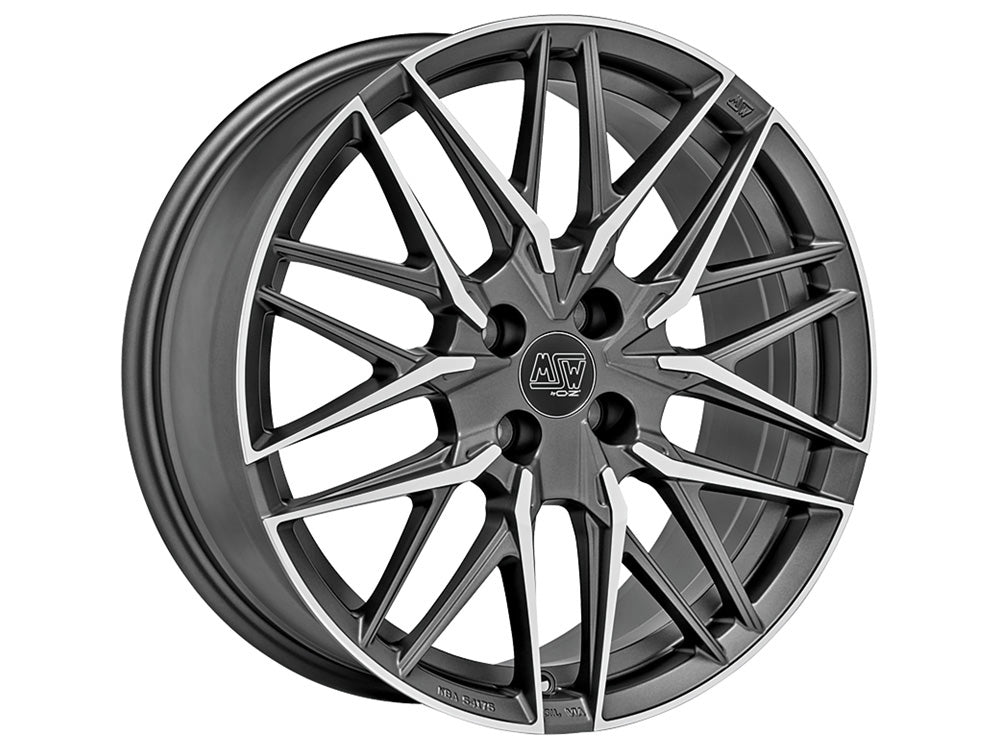 MSW 50-4 MATT GUN METAL FULL POLISHED (MGMFP) 17x7 +20 4x108mm 0mm - Wheelwiz