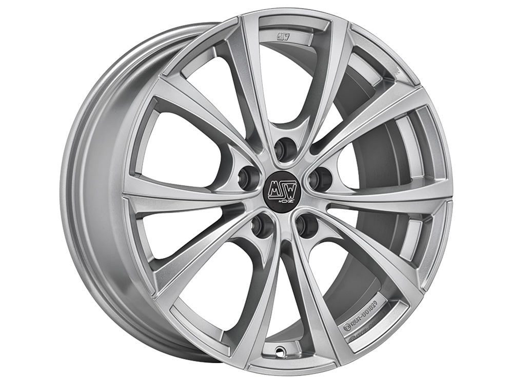MSW 27T FULL SILVER 19x8.5 +35 5x114.3mm 0mm