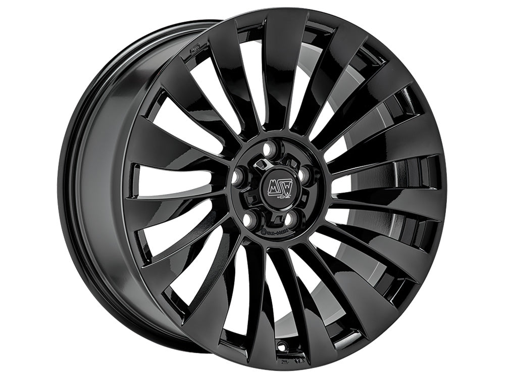MSW 37T GLOSS BLACK 19x9.5 +45 5x114.3mm 0mm - Wheelwiz