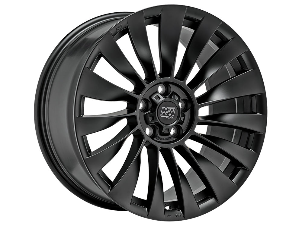 MSW 37T MATT BLACK 19x9.5 +45 5x114.3mm 0mm - Wheelwiz