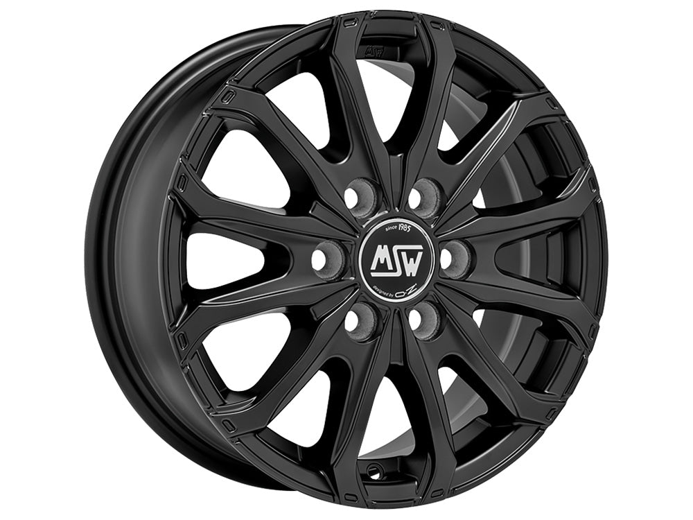 MSW 48 VAN 6 HOLES MATT BLACK 16x6.5 +50 6x120mm 0mm - Wheelwiz
