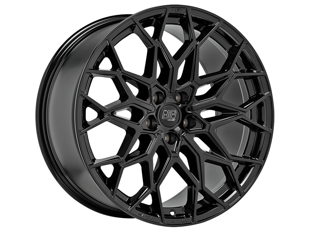 MSW 51 GLOSS BLACK 22x9 +38 5x108mm 0mm - Wheelwiz