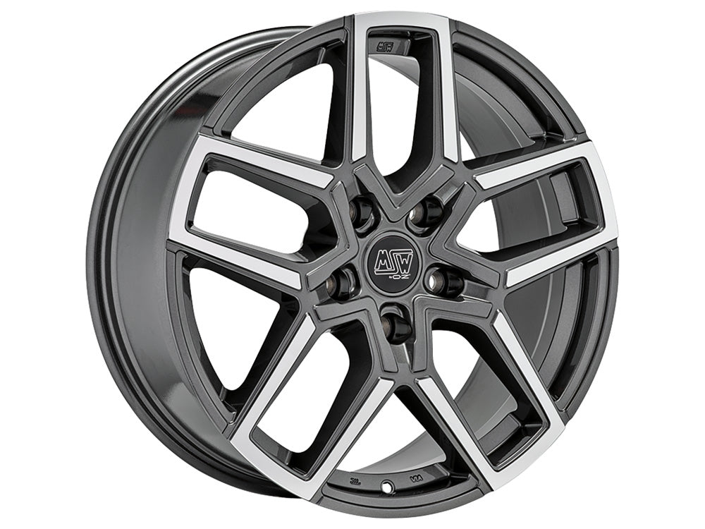 MSW 52 GLOSS GUN METAL FULL POLISHED 20x8.5 0 5x120mm 0mm