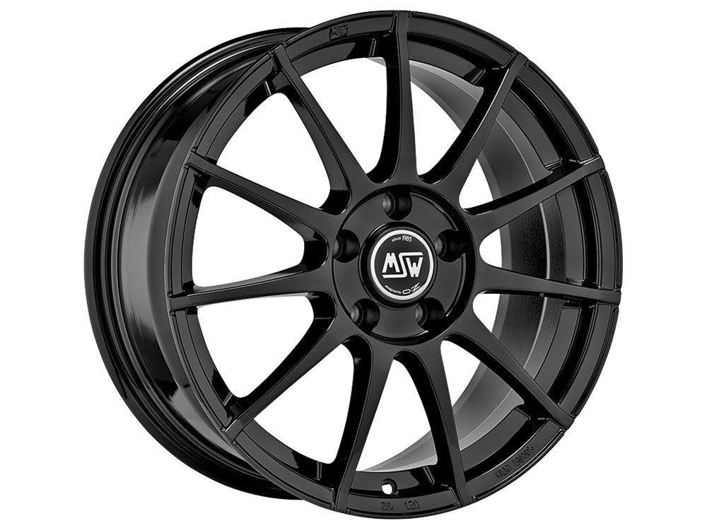 MSW 85 GLOSS BLACK 17x7 +38 4x108mm 0mm