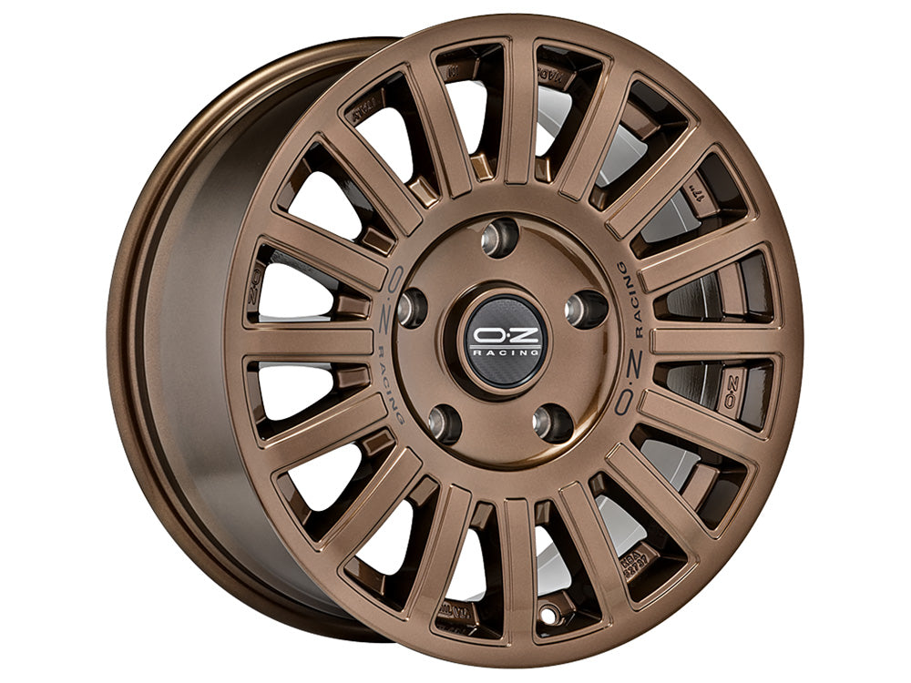OZ Racing RALLY RAID Gloss Bronze w/ Black Lettering 17x8 +44 6x139.7mm 106.1mm - WheelWiz