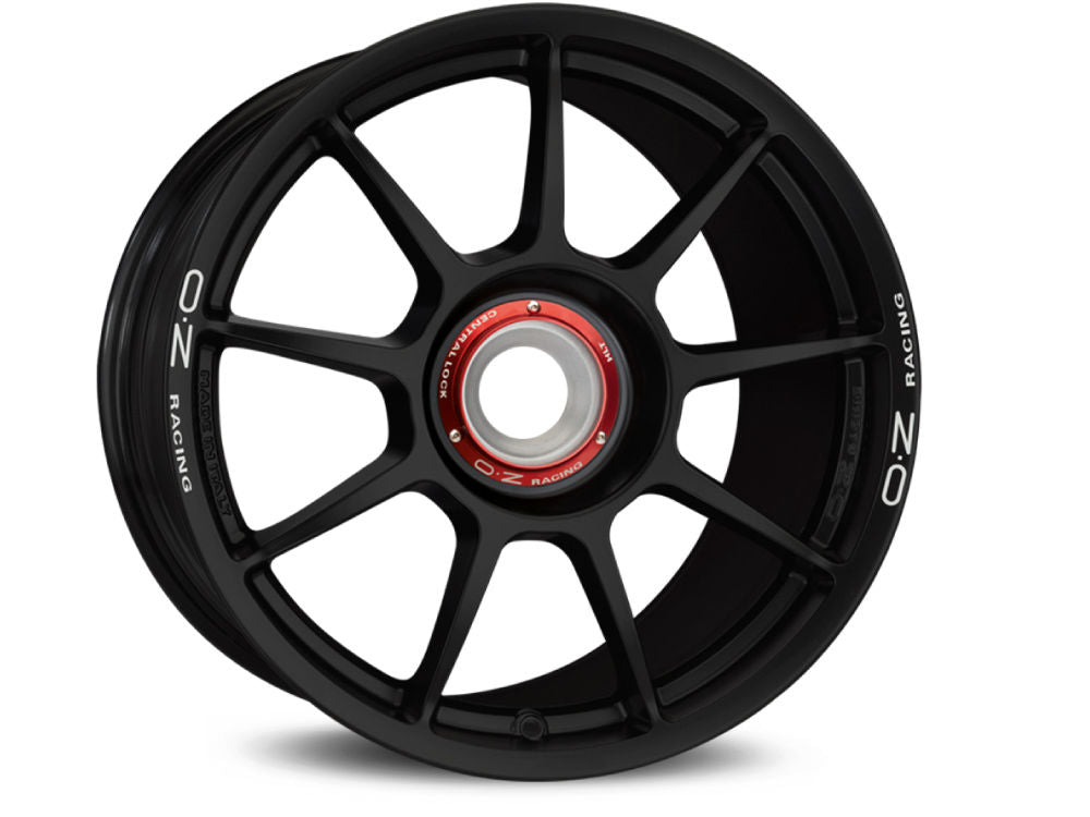 OZ Racing CHALLENGE HLT CL Matte Black w/ White Lettering 18x9 +47 5x130mm 84mm - WheelWiz