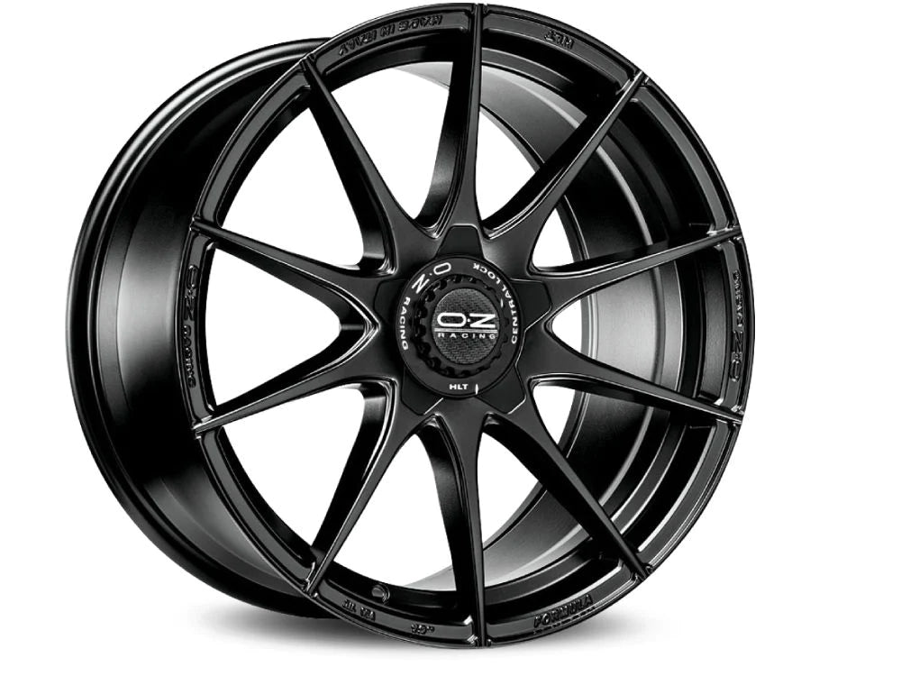 OZ FORMULA HLT 19x8.5 +40 5x110 Custom MATT BLACK - WheelWiz
